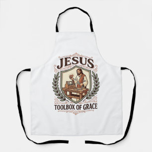 Jesus Toolbox Of Grace Jesus Toolbox Grace Christi Apron