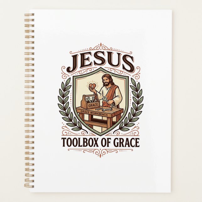 Jesus Toolbox Of Grace Jesus Toolbox Grace Christi Planner (Front)