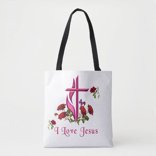 Jesus  tote bag (Front)