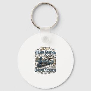 Jesus Train Station Gospel Express Jesus Train Sta Key Ring