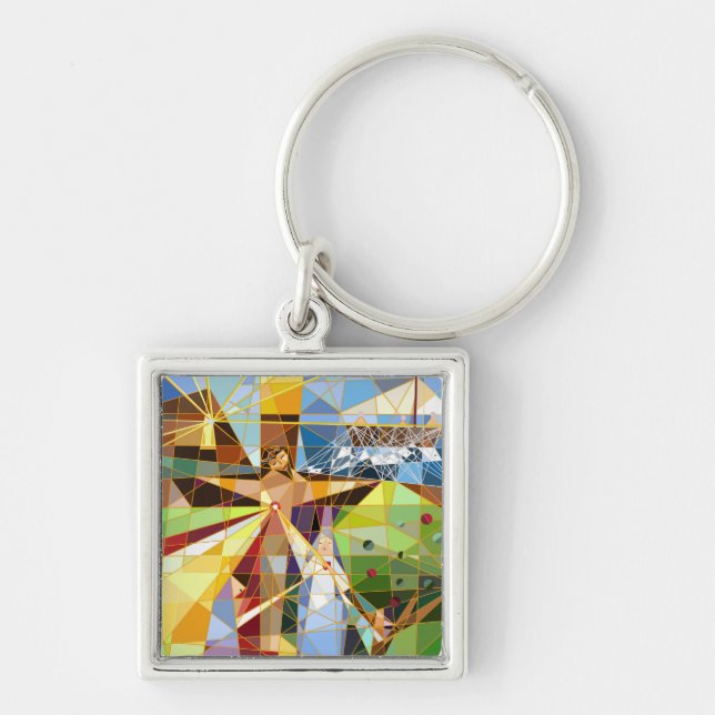 Jesus Tree of Life Key Ring (Front)