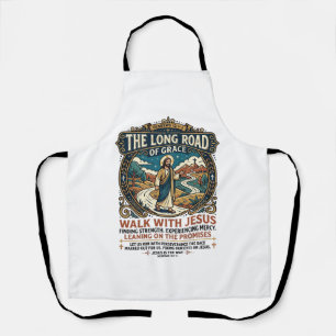 Jesus Trucker Long Haul T-Shirt Inspirational Fait Apron