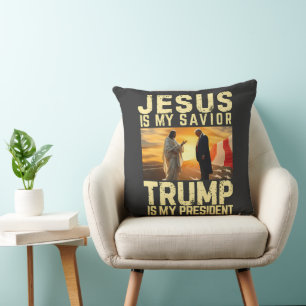 Jesus Trump - Jesus Is My Lord Saviour Cushion