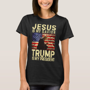 Jesus Trump Tee - Jesus Is My Lord Savior Trump My