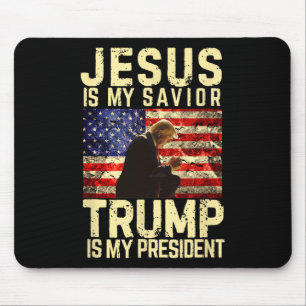 Jesus Trump Tee - Jesus Is My Lord Saviour Trump M Mouse Pad