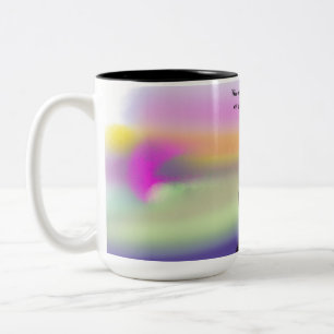 jesus trust  Two-Tone coffee mug