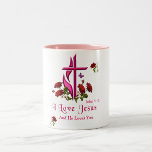 Jesus  Two-Tone coffee mug