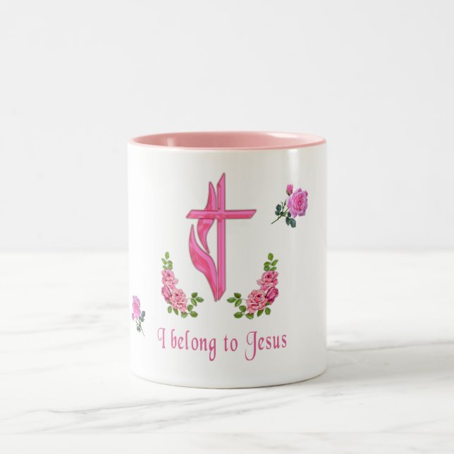Jesus Two-Tone Coffee Mug (Center)