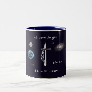 Jesus Two-Tone Coffee Mug