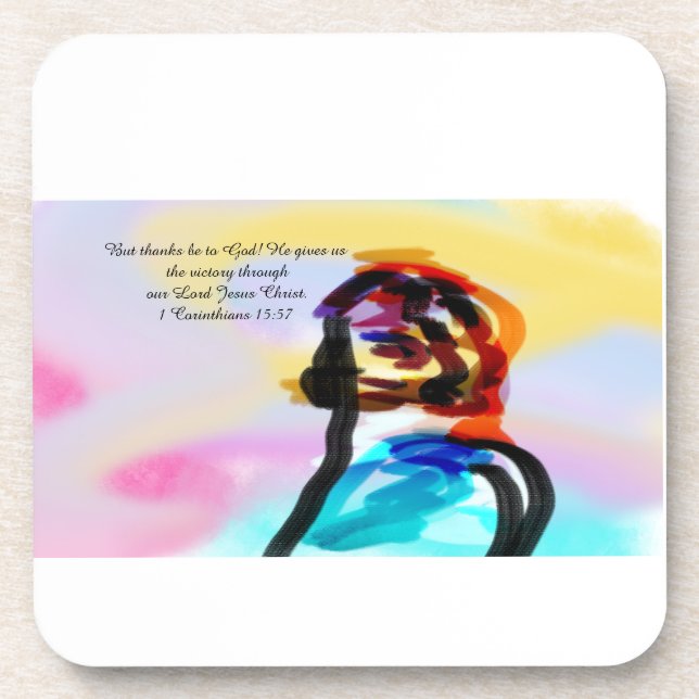 jesus victory coaster (Front)