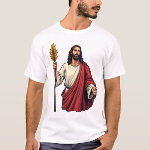 Jesus Victory Palm Vintage Engraving Tee 2