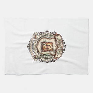 Jesus Vintage Postage Stamp Jesus Vintage Postage Tea Towel