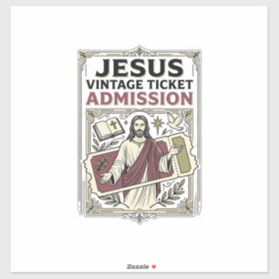 Jesus Vintage Ticket Admission Jesus Vintage Ticke