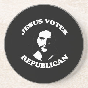 Jesus votes Republican - Coaster