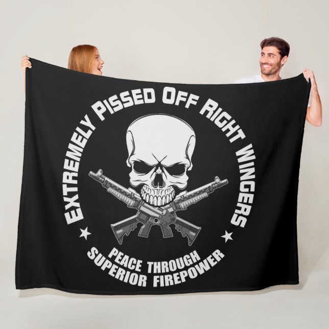 JESUS VS the DEVIL Fleece Blanket (In Situ)