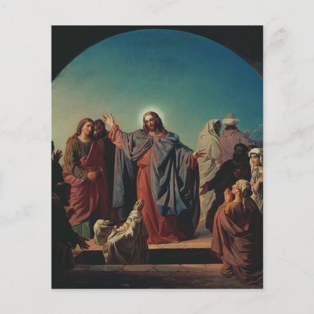 Jesus Wakes Lazarus Biblical Art Devotional (Front)
