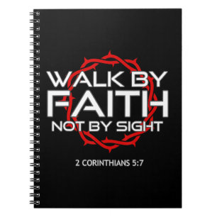 Jesus Walk by Faith Christian T-ShirtThis Jesus Wa Notebook