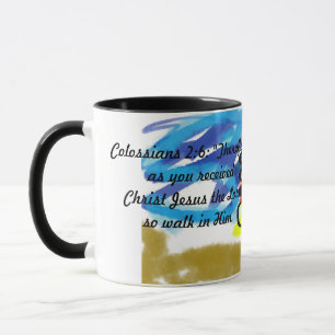 jesus walking mug