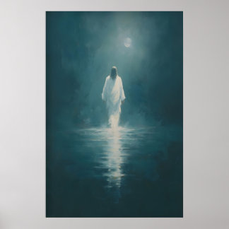 Jesus Walking On Water, Christian Wall Art