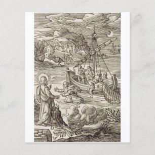 Jesus walking on water flyer