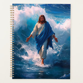 Jesus Walks on Water Planner 