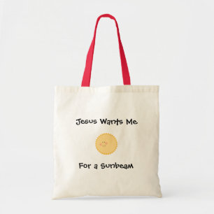 Jesus Wants Me for a Sunbeam Tote - LDS Primary Bag