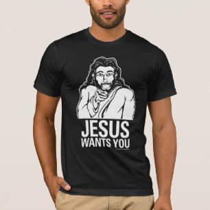 Jesus Wants You (Black) T-Shirt