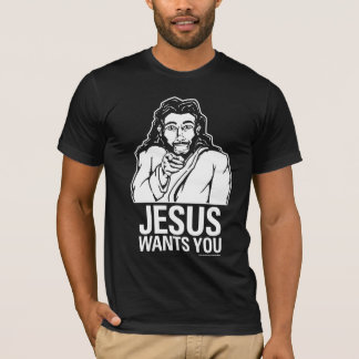 Jesus Wants You (Black) T-Shirt