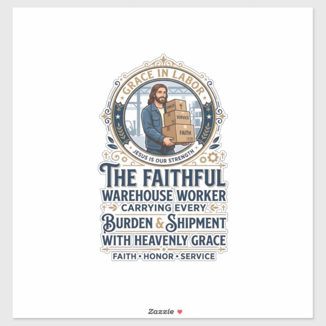 Jesus Warehouse Logistics Graphic Tee Christian Ar (Sheet)
