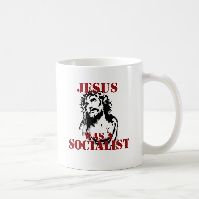 Jesus was a socialist coffee mug (Right)