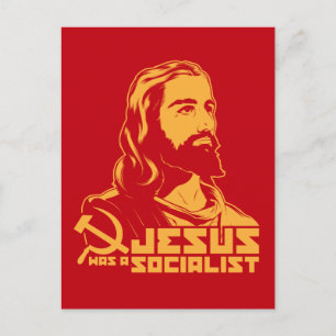 Jesus was a Socialist Postcard