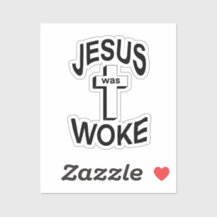 Jesus was Woke Classic Round Sticker