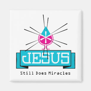 JESUS Water to Wine Miracle Magnet
