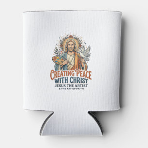 Jesus Watercolor Hobby T-Shirt Inspirational Faith Can Cooler