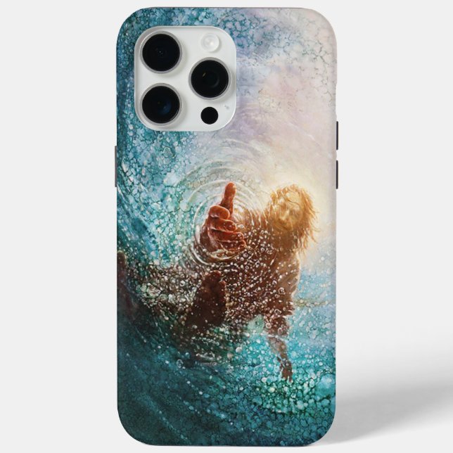 Jesus wave phone case (Back)