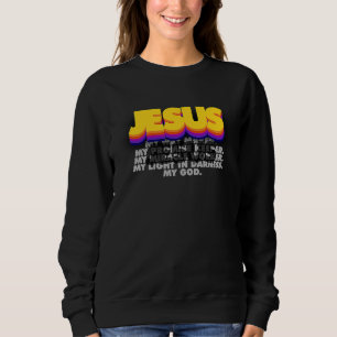 Jesus Way Maker Promise Keeper Miracle Worker Lamp Sweatshirt