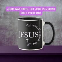 Jesus way, truth, life John 14:6 Cross