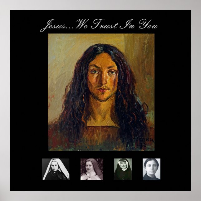 Jesus...We Trust In You Poster (Front)