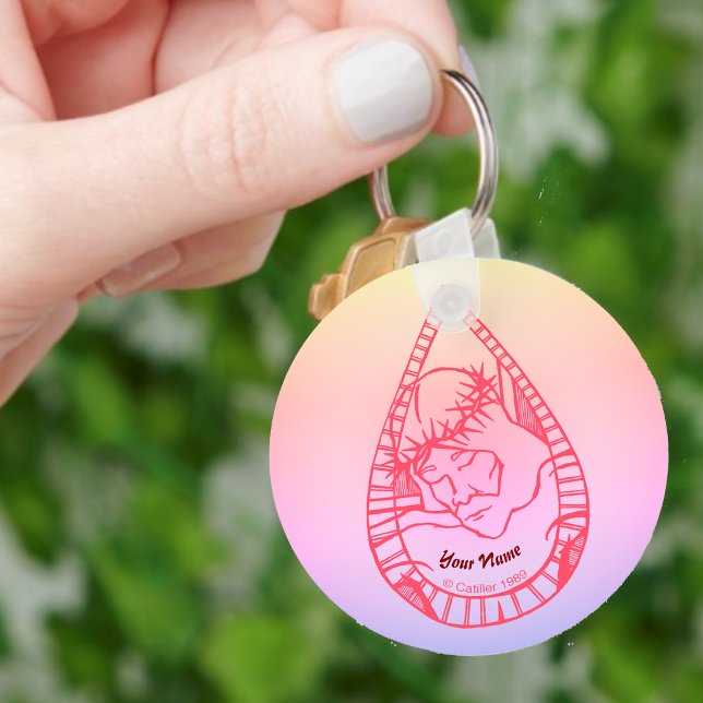 Jesus Wept  Christian  Key Ring (Creator Uploaded)