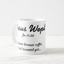 Jesus Wept Coffee Mug
