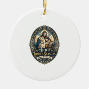 Jesus Widow Widower Encouragement Vintage Shirt Ch Ceramic Ornament