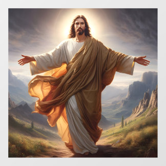 Jesus Window Cling