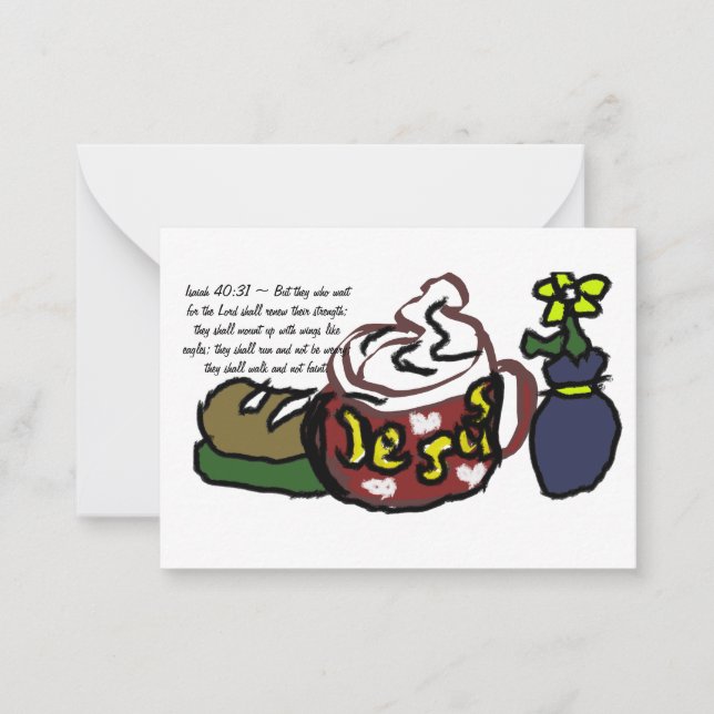 Jesus  wing card (Front)