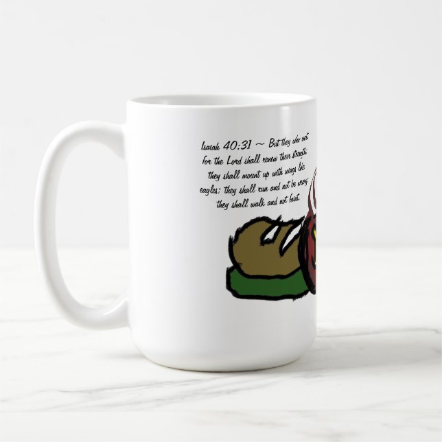 Jesus  wing coffee mug (Left)
