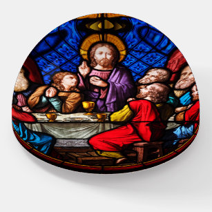 Jesus with Disciples Last Supper Religious Gift Paperweight