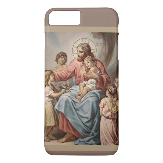 Jesus with the Children Boys Girls Case-Mate iPhone Case (Back)