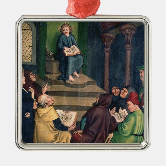 Jesus with the Doctors Metal Tree Decoration (Front)