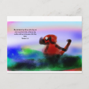 jesus with us postcard