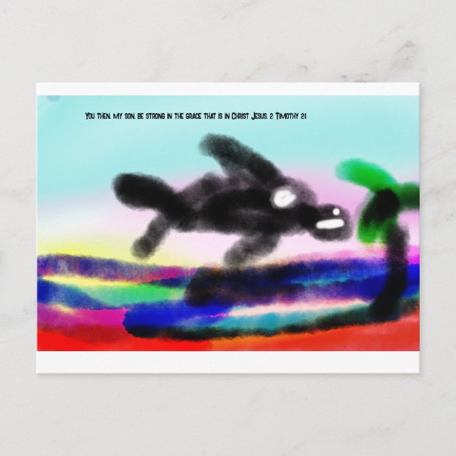 jesus with us  postcard (Front)