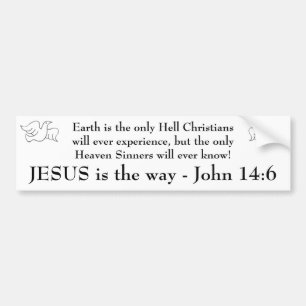 JESUS Witnessing Bumper Sticker